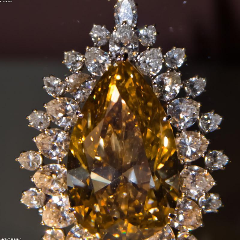 Art Deco Crystal Brooch