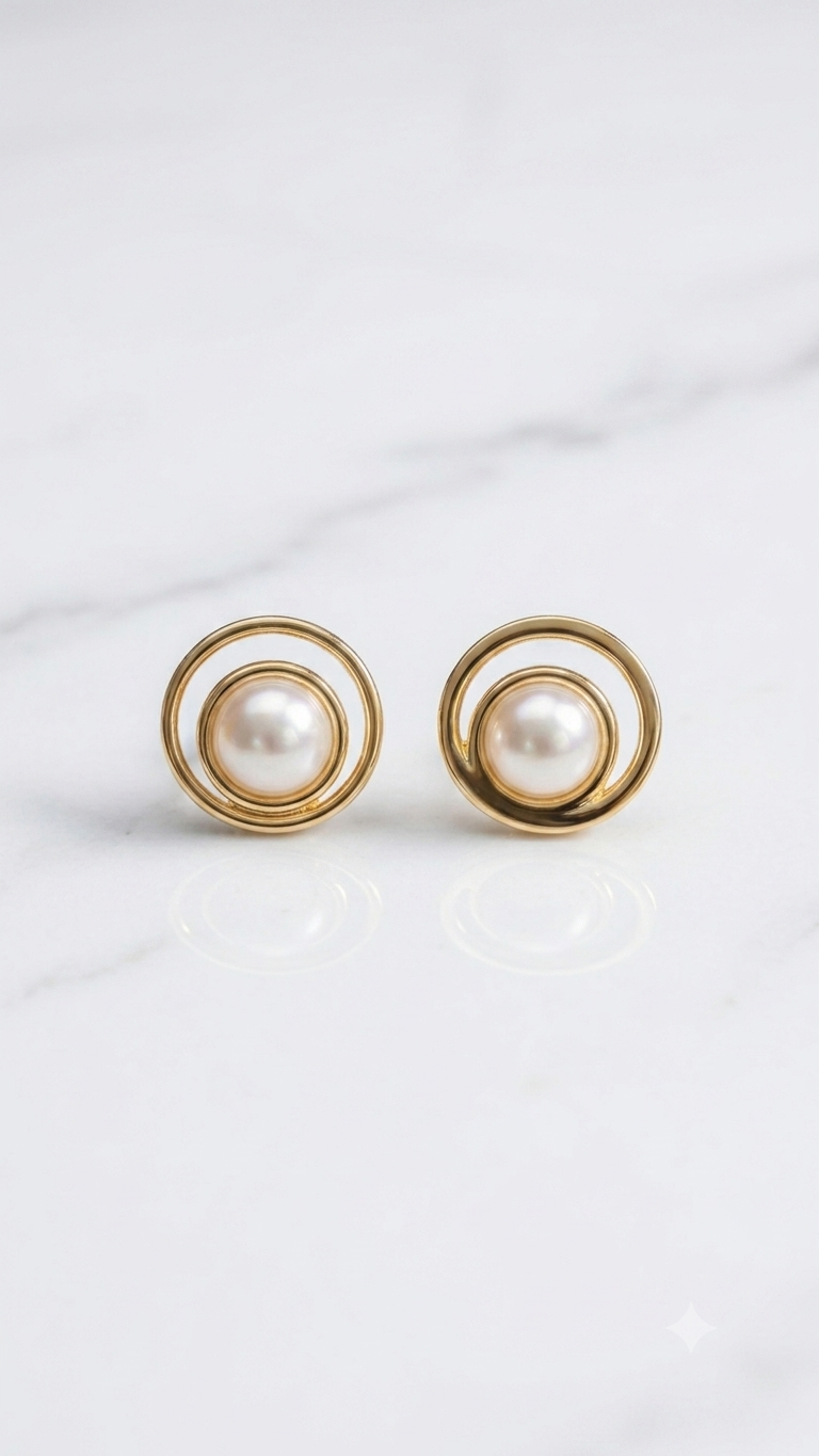 Pearl Eclipse Studs thumbnail 1