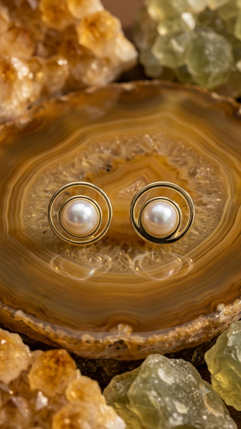 Pearl Eclipse Studs thumbnail 2